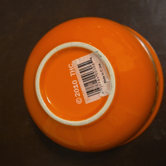 Reese Ice Cream Dessert Orange Bowl - Picture 7 of 7